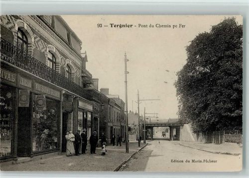 Tergnier 1914 Pont du Chemin pe Fer