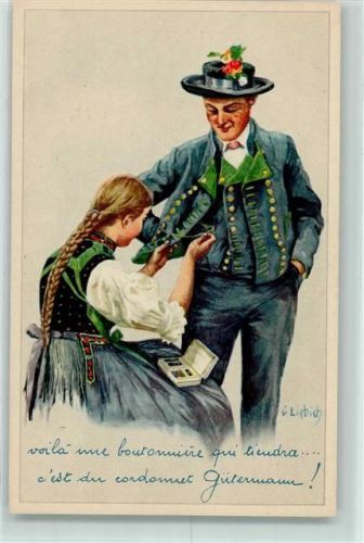 Werbung Gutermann Garne AK Liebich C.