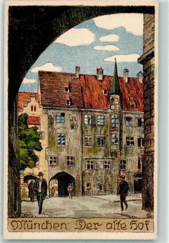 München Der alte Hof sign
