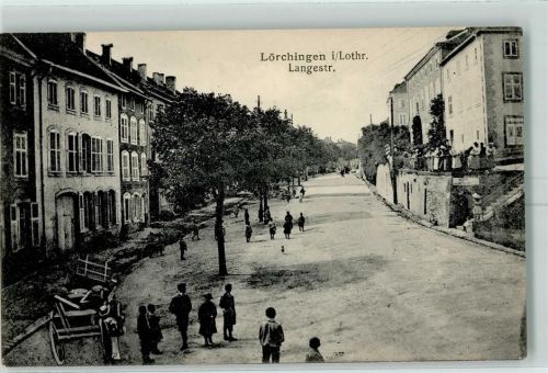 Haut-Loquin 1916 Lörchingen Langestraße AK