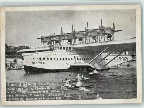 Riesenflugboot - Erinnerung an DO X AK Eckknick