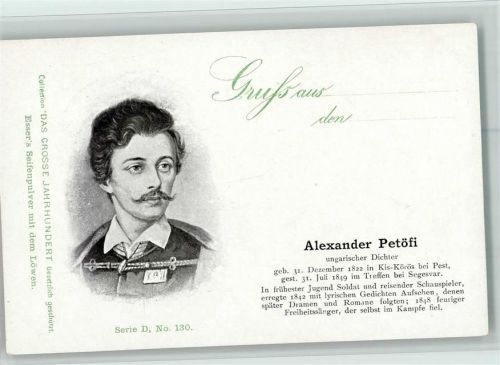 Das große Jahrhundert Serie D Nr. 130 - Alexander Petöfi - Dichter