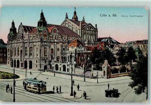 Köln Neustadt-Süd 102 Neues Stadttheater Straßenbahn