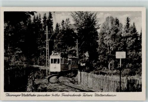 Tabarz Thüringer waldbahn zwischen Gotha-Friedrichrodea-Tabarz-Waltershausen