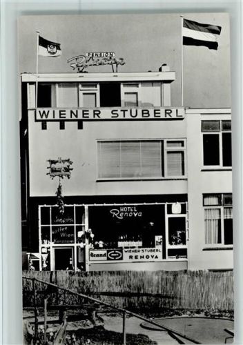 Noordwijk 1968 Wiener Stuberl, Hotel Renova, gute Erhaltung AK