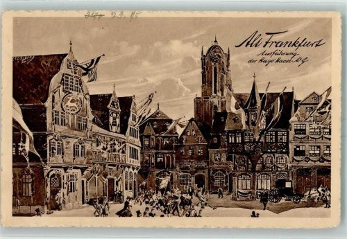 Frankfurt Sonderstempel Goldenes Jubiläumsschießen 1912