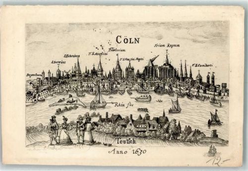Köln Stadt Köln anno 1630