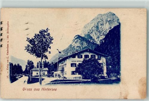 Hintersee 1913 Gasthaus