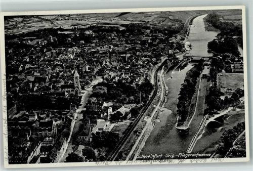 Schweinfurt Fliegeraufnahme