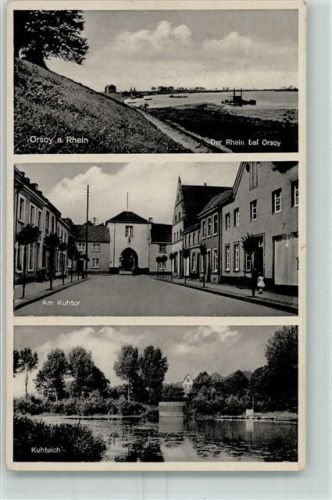 Orsoy Rhein Am Kuhtor Kuhteich Stempel WK II