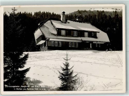 Multen Erholungsheim Bergfried der DAF Kreis Lörrach Winter