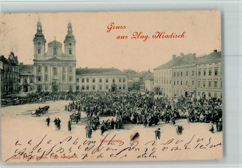 1904 Marktszene, gute Erhaltung AK