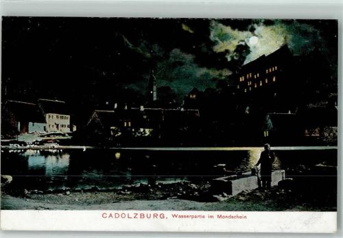 90556 W8501 Cadolzburg 1910 Mondschein