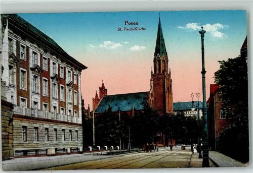 Posen 1917 St. Pauli-Kirche