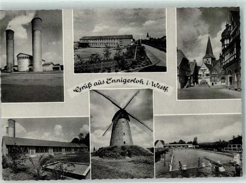 59320 W4722 Ennigerloh - Windmühle Schwimmbad