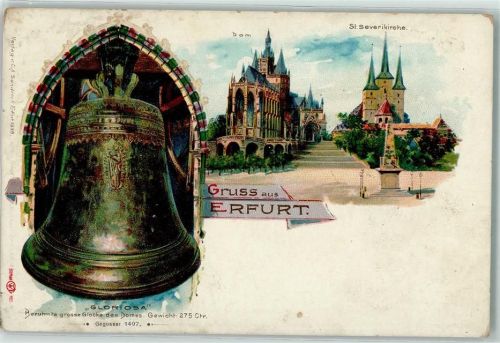 Erfurt Dom St. Severikirche Gloriosa Berühmte Glocke des Domes