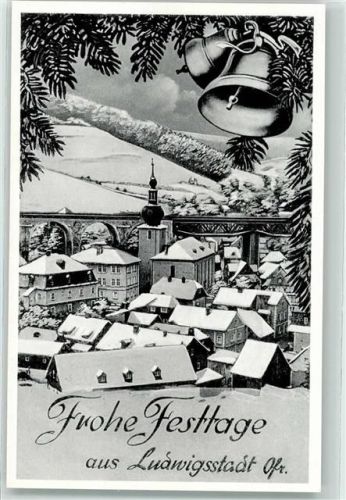 Ludwigsstadt Winter Weihnachtsglocken