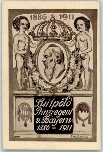 1911 Luitpold Prinzregent 1886-1911 Regierungsjubiläum AK