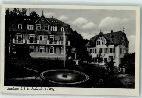 Eschenbach Kurhaus S.S.W. Springbrunnen