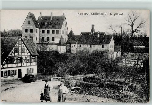 Altdorf Schloß Grünsberg Fachwerkhaus