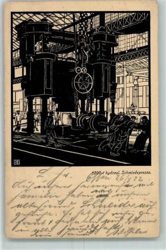 1922 Schmiedepresse Beruf AK