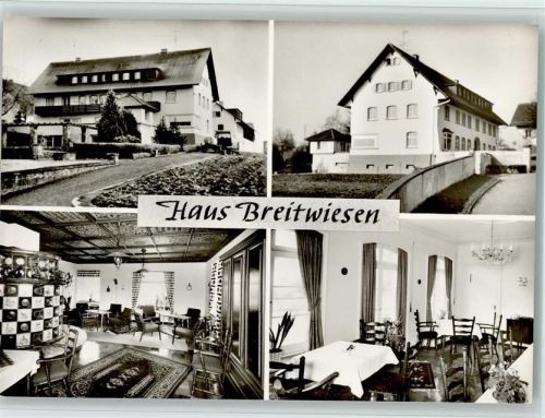 Ühlingen Gästehaus Cafe Hof Breitwiesen, sehr gute Erhaltung AK