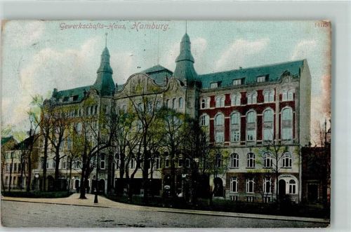 Hamburg 1907 Gebäude AK