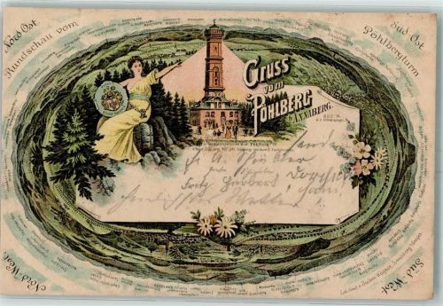 Annaberg-Buchholz 1900 Pöhlberg Aussichtsturm