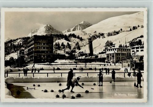 St. Moritz 1938 Wintersport AK