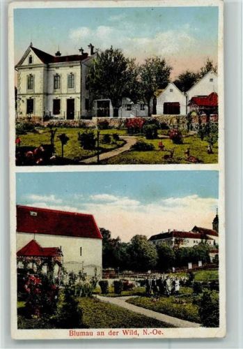 Blumau 1939 Zwei Ansichten AK