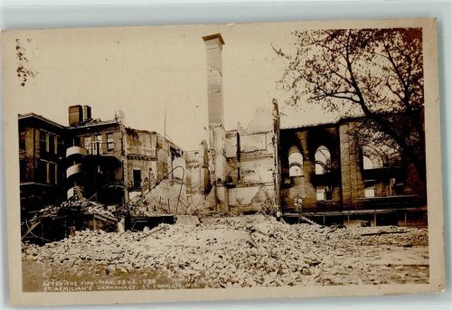 Milwaukee 1930 Nach dem Feuer St. Aemilian`s Orphanage OT St. Francis