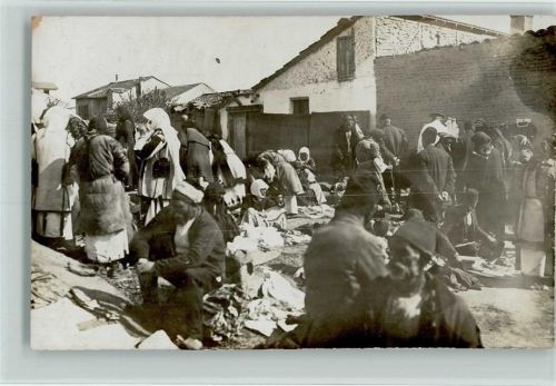 Skopje 1916 Balkan Krieg - Marktszene