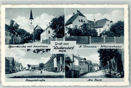 Wallersdorf Pfarrkirche Schulhaus St. Vinzenz-Waisenhaus Hauptstraße