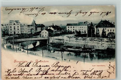 Yverdon-les-Bains 1899 Souvenir de Yverdon Les Casernes