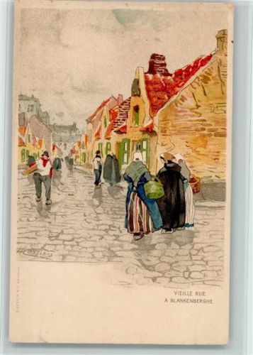 Blankenberghe 1900 Vieille Rue - AK