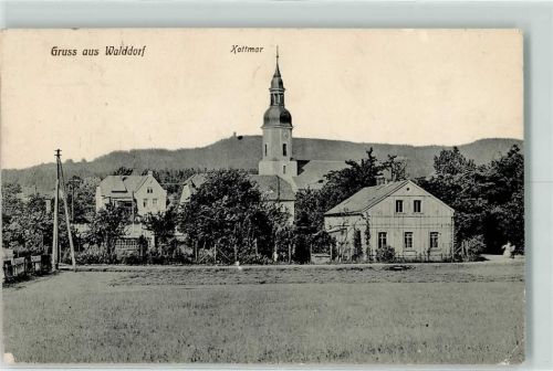 02739 O8719 Walddorf , OL 1919 Gebrauchsspuren Kottmar