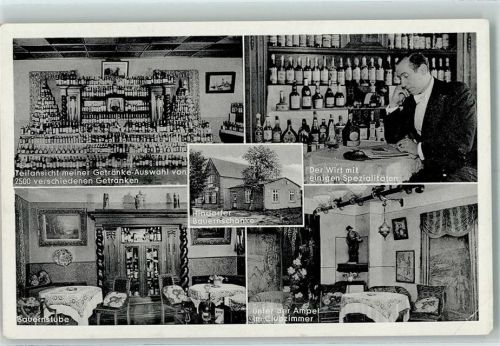 Hindorf 1955 lebendes Wein- und Spirituosen Museum Bauernschänke