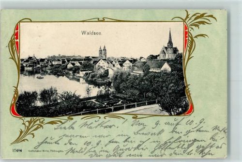 Bad Waldsee 1902 Jugendstilrahmen