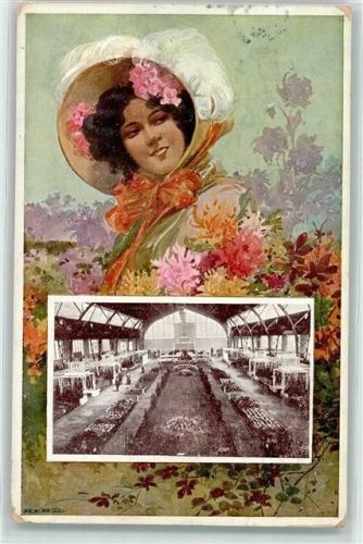Prag 1910 Ceska Zahradnicko-Ovocnicka Vystava Blumen Ausstellung AK
