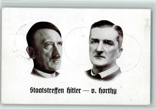 Nürnberg Parteitag der NSDAP 1938, Kiel Deutschlandreise Reichsverweser Horthy AK