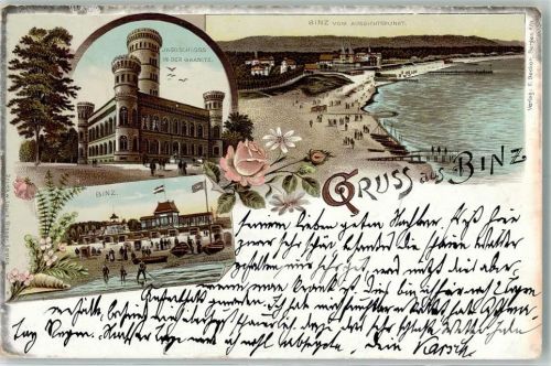 Binz Jagdschloss in der Granitz Binz vom Aussichtspunkt