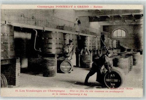 Reims Nr. 18 Serie Champagne Pommery & Greno Fabrik Industrie - AK