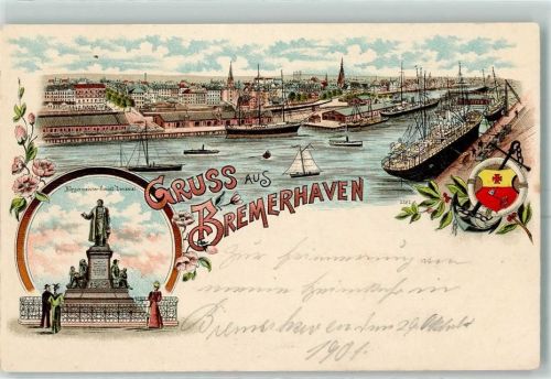 Bremerhaven Bürgermeister Smidt-Denkmal Hafen