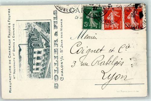 Chalon-sur-Saone Werbung Sollier & Fils