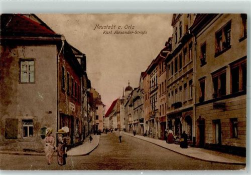 Neustadt 1914 Karl-Alexander-Straße AK