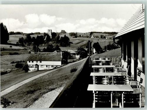 Buchenberg Haus der jungen Generation Blick über die Terrasse
