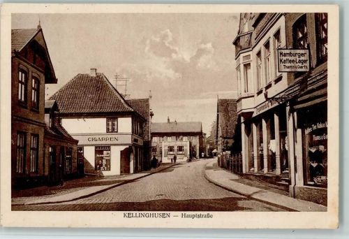 Kellinghusen 1933 Hauptstrasse AK