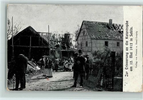 Sehlis 1912 12. Mai 1912 Katastrophe AK