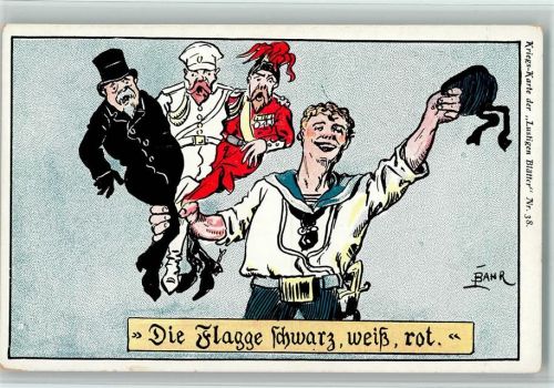 Nr. 38 - die Flagge schwarz-weiß-rot - Propaganda