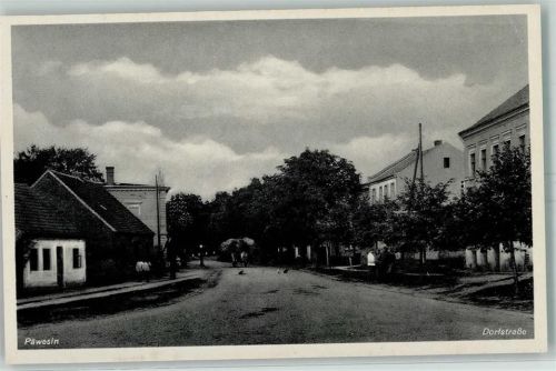Päwesin Dorfstraße AK